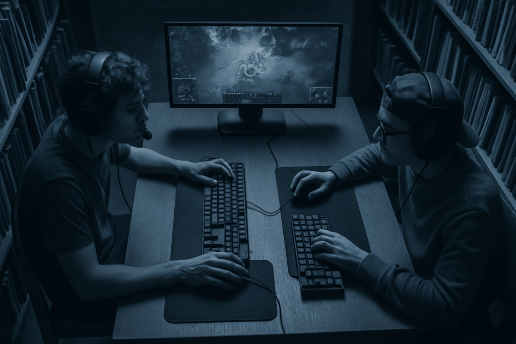 rising esports arcade players