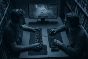 rising esports arcade players