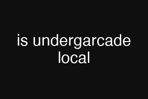 is undergarcade local