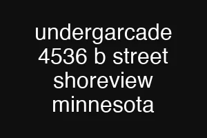 undergarcade 4536 b street shoreview minnesota