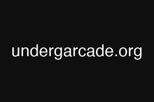 undergarcade.org